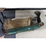 A quantity of chimney sweeping rods,