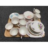 An eighteen piece Springfield china tea service,