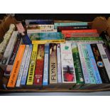 A box of paperback books; novels to include Tess Gerritsen,