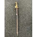 A French Chassepot bayonet