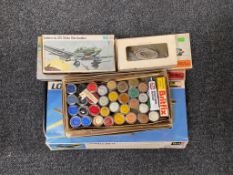A tray of five boxed model kits - Aircraft,