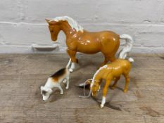 A Beswick horse,