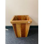 A mango wood planter