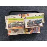 A tray of ten Air Fix model kits - Historic cars, Historical figures,