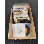 A box of a quantity of 45 singles including Aretha Franklin etc