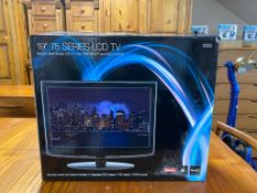 A boxed Marks and Spencer 19" LCD TV/DVD combi