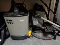 Two Numatic Industrial vacuums