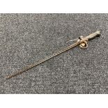 An antique spike bayonet