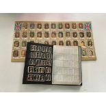 An Ace stamp album containing British stamps and a set of middle eastern stamps,