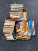 Three boxes of early twentieth century and later children's books