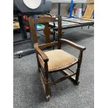 An Edwardian child's rocking chair