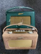 A Roberts DAB radio and Roberts revival radio