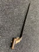 An antique socket bayonet