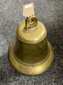 A heavy brass bell