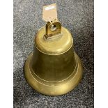 A heavy brass bell