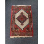 A Persian rug,