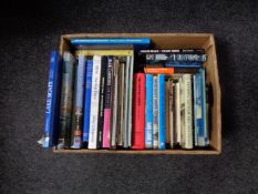 A box of books relating to ships and shipping