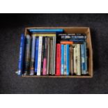 A box of books relating to ships and shipping