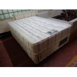 A Shakespeare orthopedic 4'6 divan and interior
