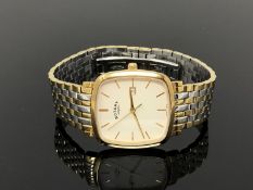 A gent's gold plated Rotary Windsor wristwatch