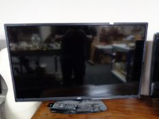 A JVC 40" LED TV with remote (continental wiring)