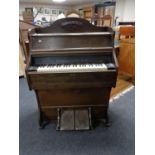 A continental oak pedal organ