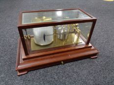 A barograph in case by Russell of Norwich