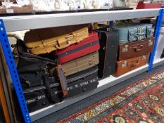 A large quantity of luggage cases etc