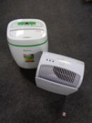 Two dehumidifiers