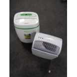 Two dehumidifiers