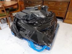 A pallet of flood lights