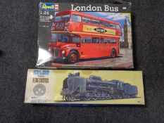 Two boxed modelling kits,
