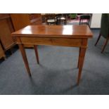 A late nineteenth century turn over topped table