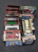 A tray of boxed die cast vehicles, Day's gone by Lledo,