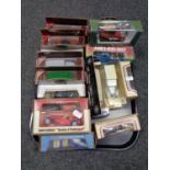 A tray of boxed die cast vehicles, Day's gone by Lledo,