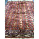 An Afghan design carpet,