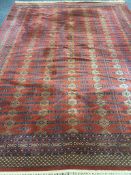 An Afghan design carpet,