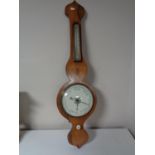 A late Victorian aneroid barometer