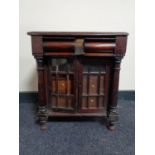 A Victorian mahogany miniature scotch chest