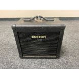 A Kustom KBA 10 mini guitar amplifier