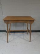 An oak arts and crafts occasional table