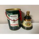 Two Bells Old Scotch Whisky Christmas decanters - 1988, 1989, sealed. (one boxed).