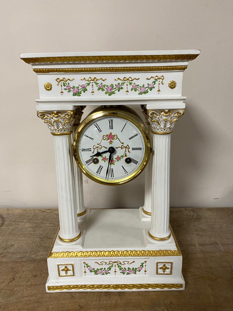 A Franklin Mint exclusive Empress Josephine mantel clock