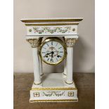 A Franklin Mint exclusive Empress Josephine mantel clock