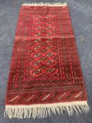 An Afghan rug,