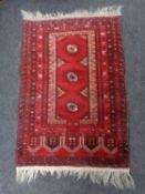 An Afghan rug,