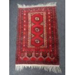 An Afghan rug,