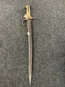 A French Chassepot bayonet