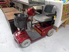 A shop rider mobility cart with key