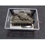 A box of remote controlled scratch built M26 Pershing tank